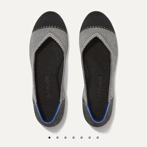 Rothy’s “The Flat” Shoes - Size 8 Grey Mist Captoe